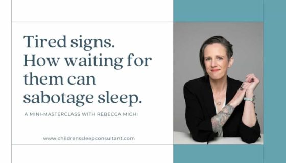tired signs. How waiting for them can sabotage sleep