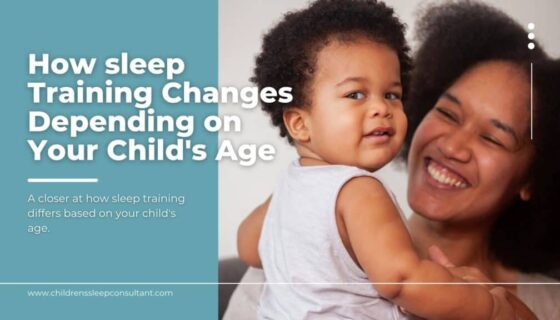 How sleep Training Changes age