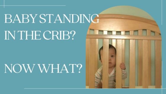standing in crib